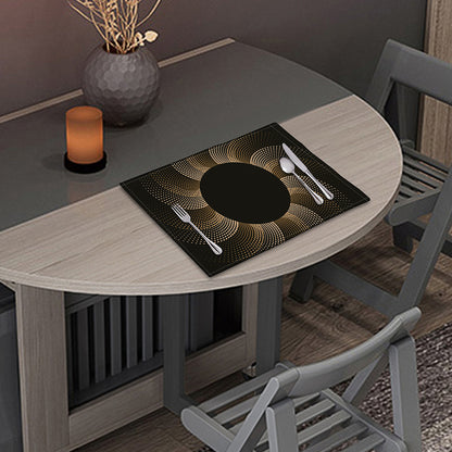 Halftone Dot Sun Print Placemat