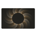 Halftone Dot Sun Print Polyester Doormat