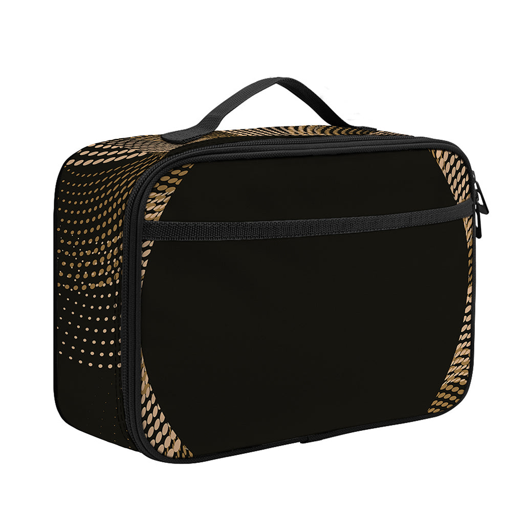 Halftone Dot Sun Print Portable Lunch Bag