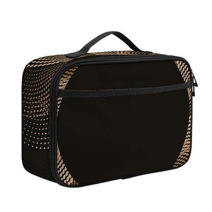 Halftone Dot Sun Print Portable Lunch Bag
