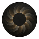 Halftone Dot Sun Print Round Blanket