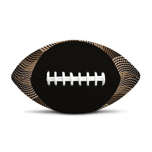 Halftone Dot Sun Print Rugby Ball