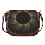 Halftone Dot Sun Print Saddle Bag
