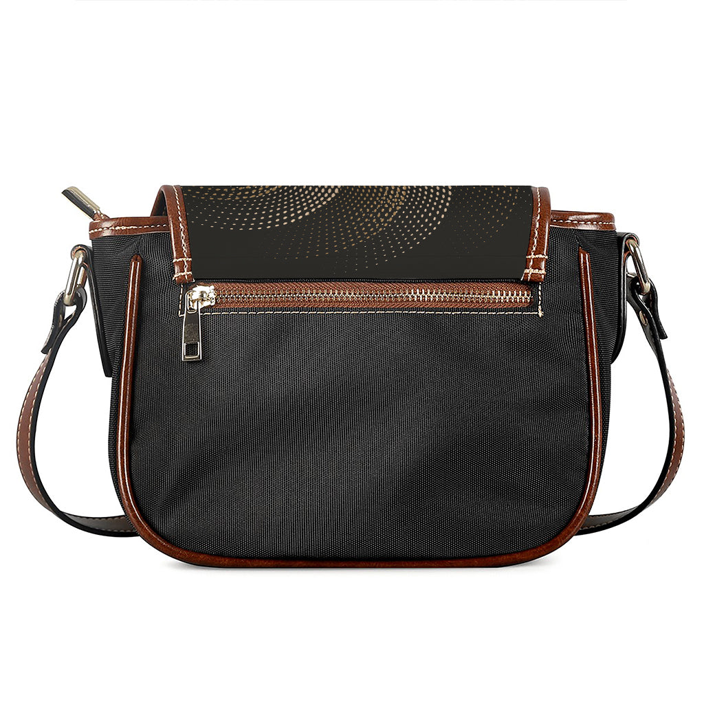 Halftone Dot Sun Print Saddle Bag
