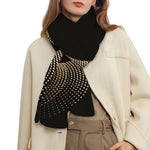 Halftone Dot Sun Print Scarf