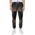 Halftone Dot Sun Print Scuba Joggers