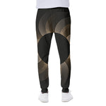 Halftone Dot Sun Print Scuba Joggers