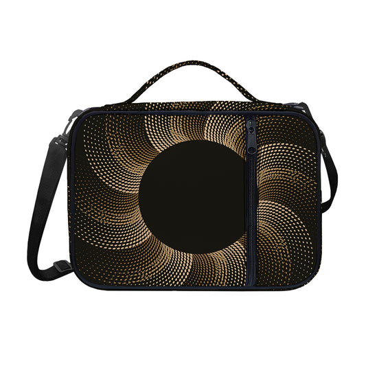 Halftone Dot Sun Print Shoulder Strap Bible Bag