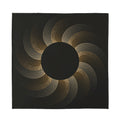 Halftone Dot Sun Print Silk Bandana