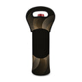 Halftone Dot Sun Print Single Neoprene Wine Tote
