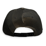 Halftone Dot Sun Print Snapback Cap