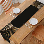 Halftone Dot Sun Print Table Runner