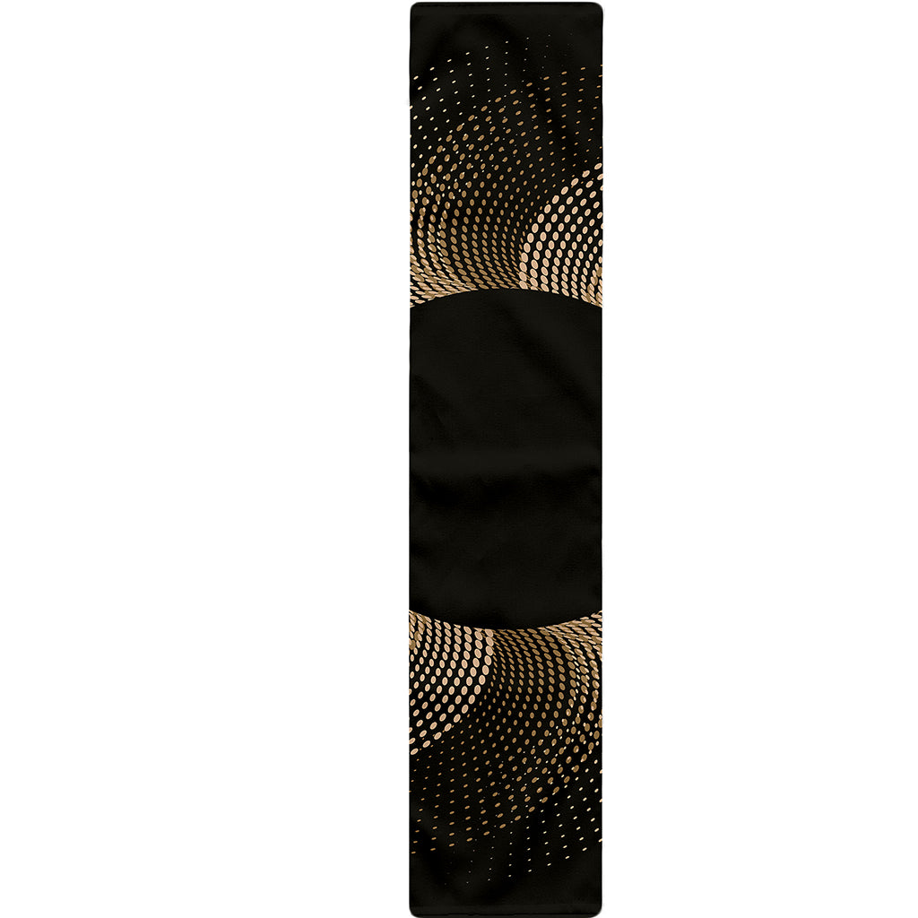Halftone Dot Sun Print Table Runner