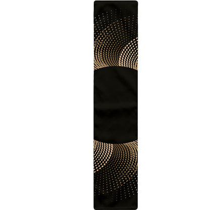 Halftone Dot Sun Print Table Runner