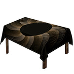 Halftone Dot Sun Print Tablecloth