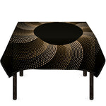 Halftone Dot Sun Print Tablecloth