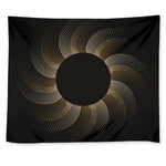 Halftone Dot Sun Print Tapestry