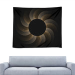 Halftone Dot Sun Print Tapestry