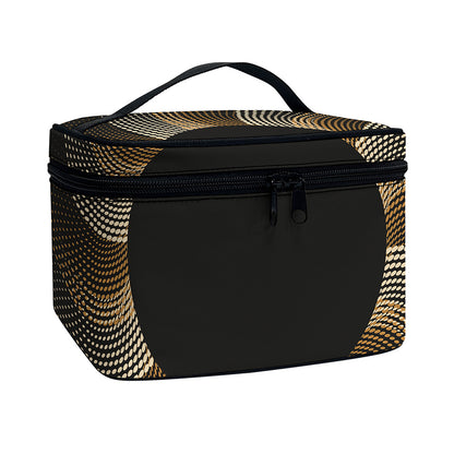 Halftone Dot Sun Print Travel Makeup Bag