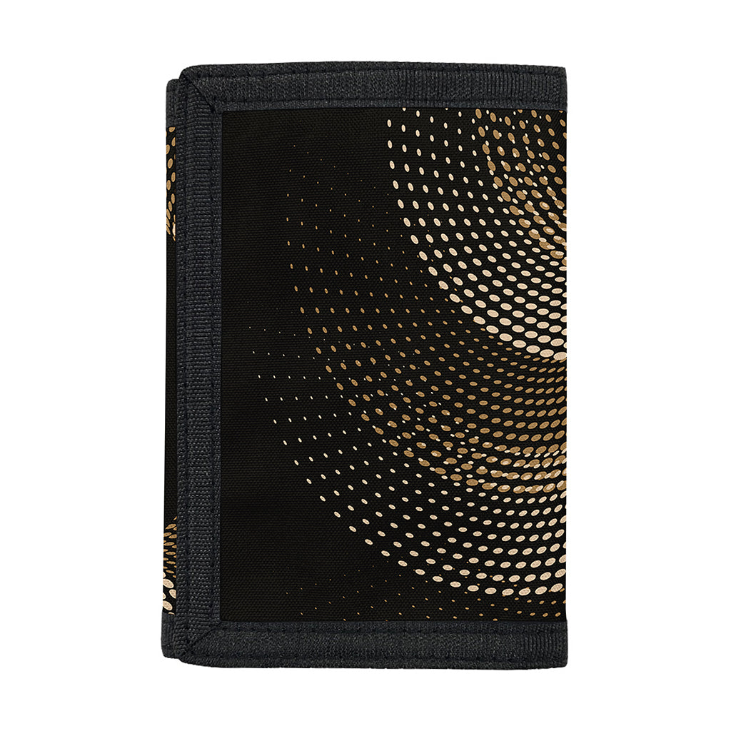 Halftone Dot Sun Print Trifold Wallet