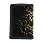 Halftone Dot Sun Print Trifold Wallet