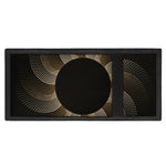 Halftone Dot Sun Print Trifold Wallet