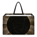 Halftone Dot Sun Print Utility Tote Bag