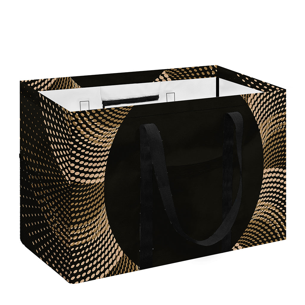 Halftone Dot Sun Print Utility Tote Bag