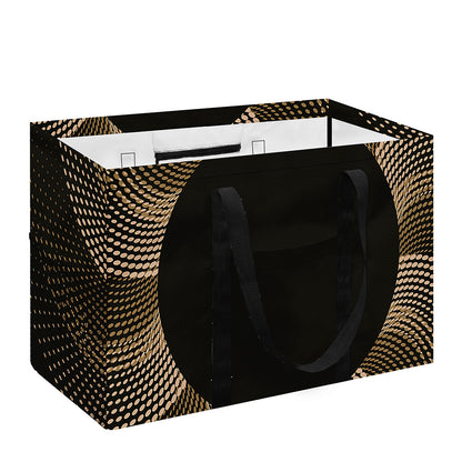 Halftone Dot Sun Print Utility Tote Bag