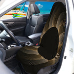 Halftone Dot Sun Print Waterproof Car Seat Cover