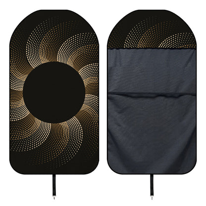 Halftone Dot Sun Print Waterproof Car Seat Cover