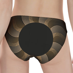 Halftone Dot Sun Print Women's Panties