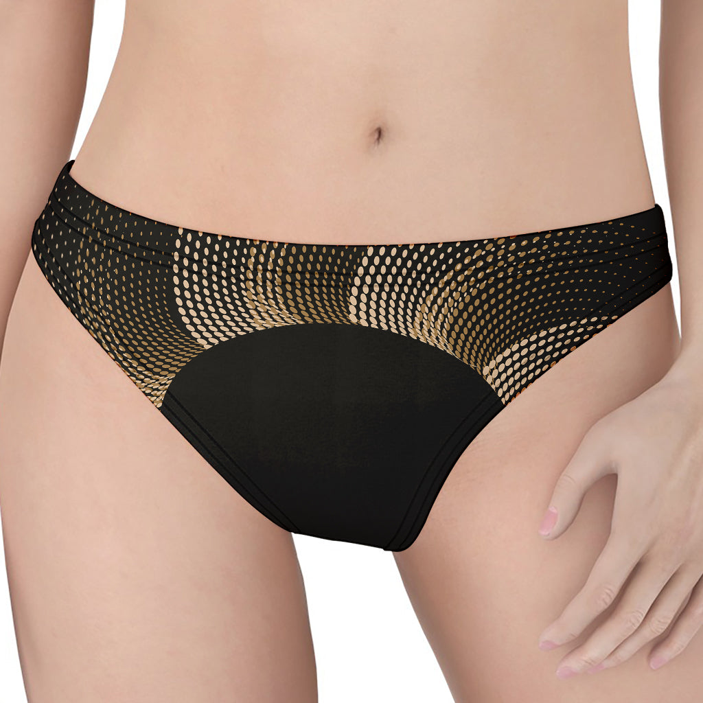 Halftone Dot Sun Print Women's Thong