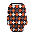 Halloween Argyle Pattern Print Baby Seat Cover