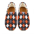 Halloween Argyle Pattern Print Casual Shoes