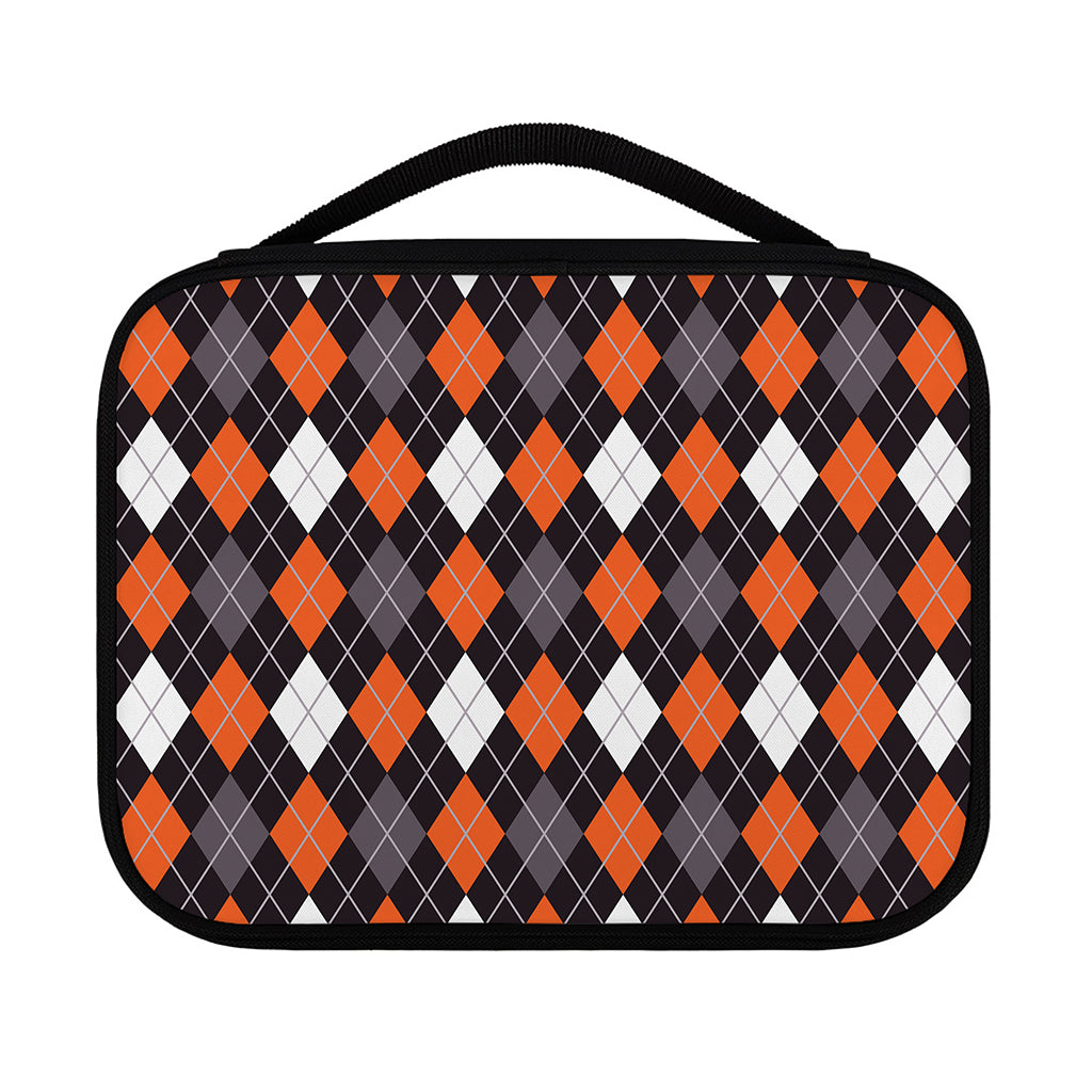 Halloween Argyle Pattern Print Classic Bible Case