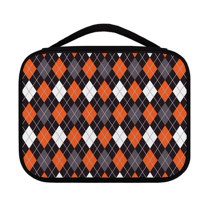 Halloween Argyle Pattern Print Classic Bible Case