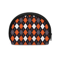 Halloween Argyle Pattern Print Coin Purse