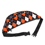 Halloween Argyle Pattern Print Fanny Pack