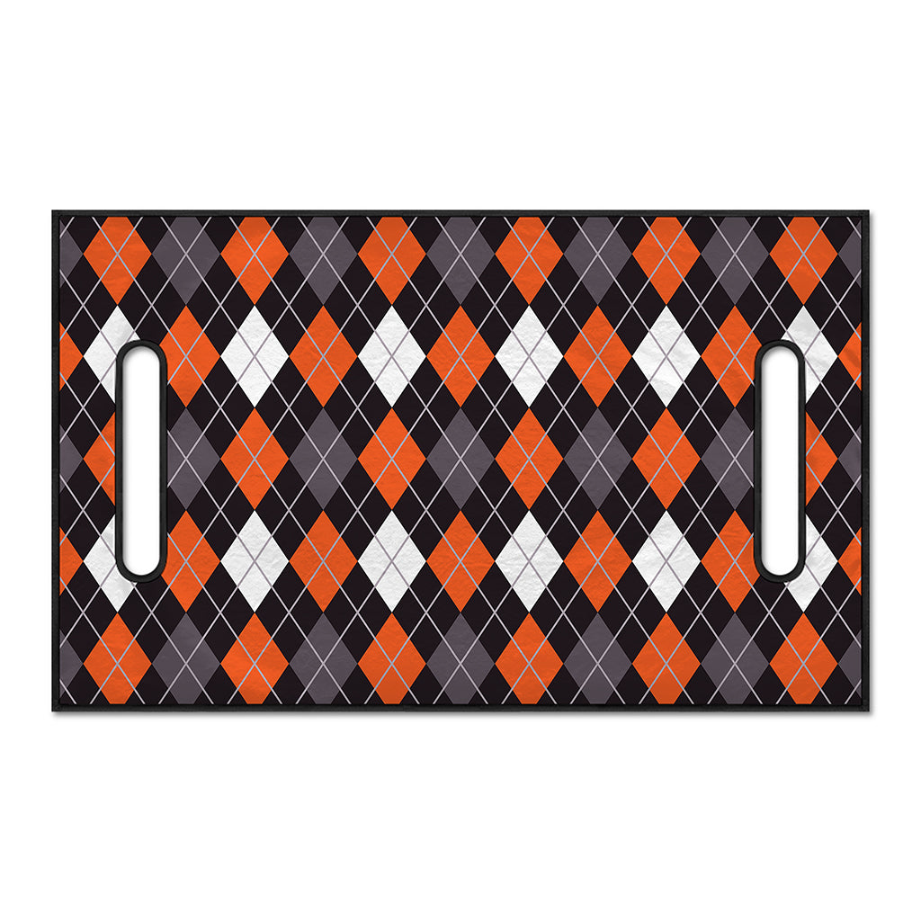 Halloween Argyle Pattern Print Golf Cart Seat Cover