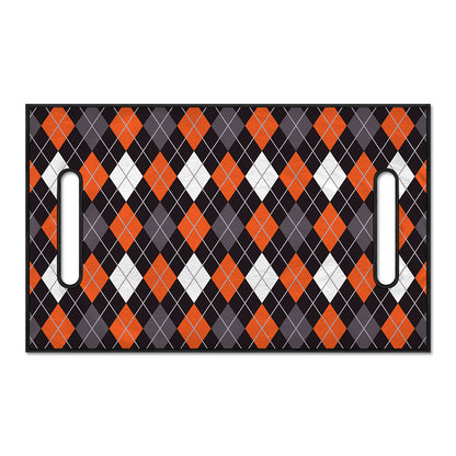 Halloween Argyle Pattern Print Golf Cart Seat Cover