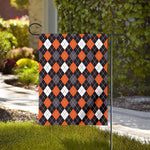 Halloween Argyle Pattern Print House Flag