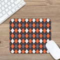Halloween Argyle Pattern Print Mouse Pad