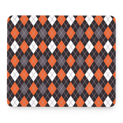 Halloween Argyle Pattern Print Mouse Pad