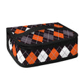 Halloween Argyle Pattern Print Small Lunch Bag
