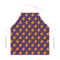 Halloween Bat And Moon Pattern Print Adjustable Apron