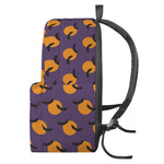 Halloween Bat And Moon Pattern Print Backpack
