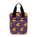 Halloween Bat And Moon Pattern Print Bible Tote Bag
