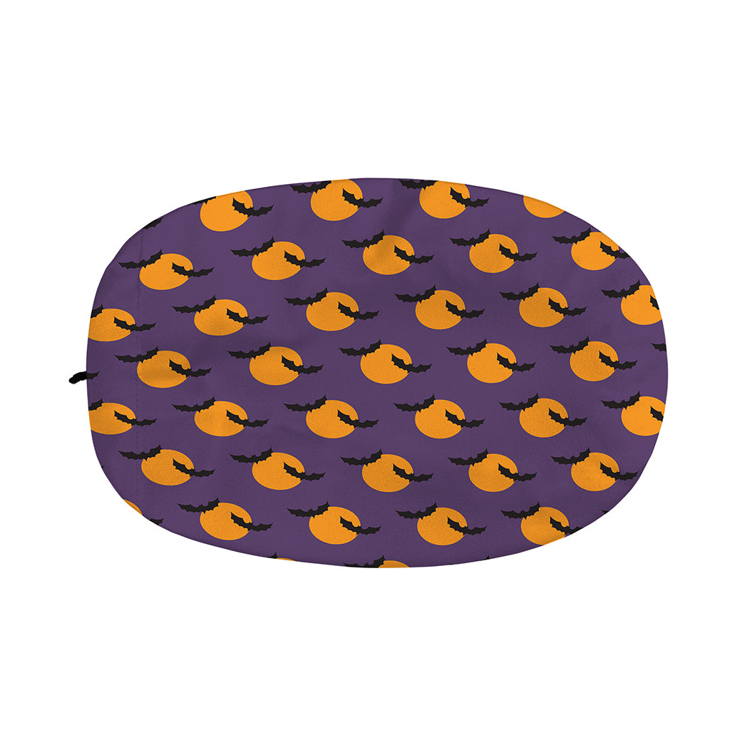 Halloween Bat And Moon Pattern Print Car Side Mirror Covers