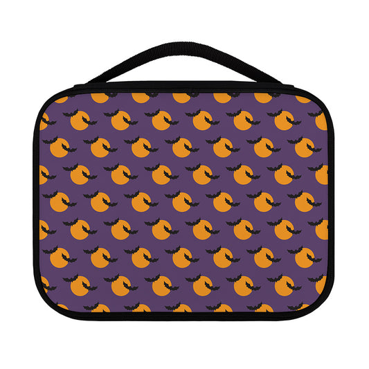 Halloween Bat And Moon Pattern Print Classic Bible Case